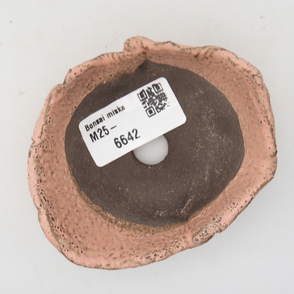 Keramisch Schelp 9 x 7,5 x 4 cm , kleur roze