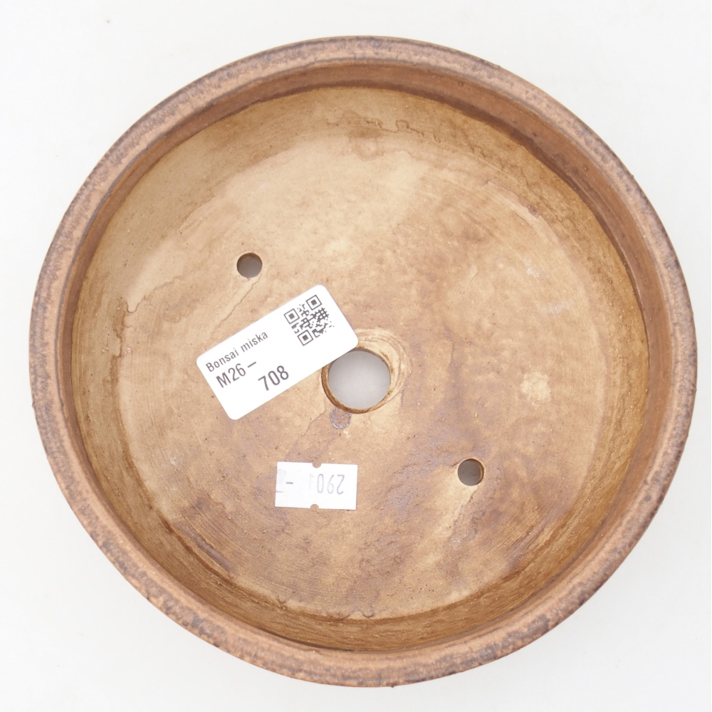 Bonsaischaal van keramiek 15,5 x 15,5 x 5 cm, roze