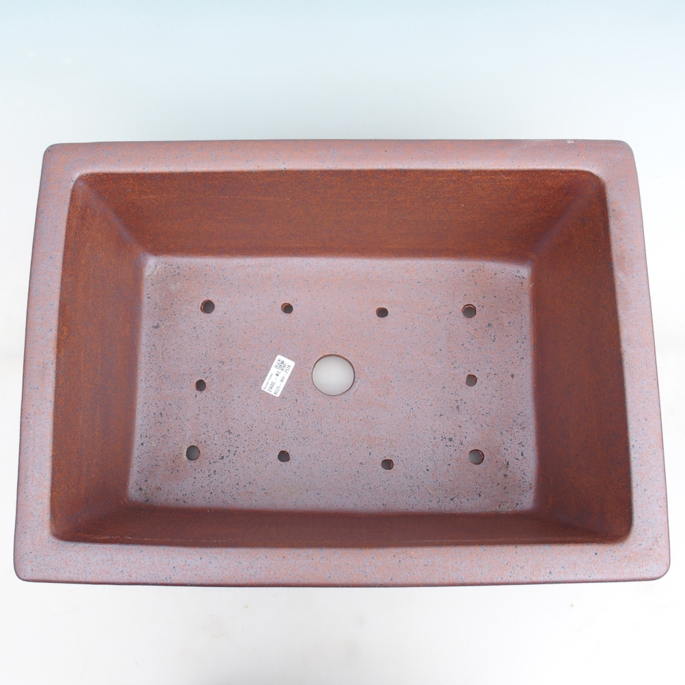 Bonsaischaal van keramiek 52 x 37 x 20 cm , metaalkleur - UITSLUITEND PERSOONLIJKE AFHANG of transport per pallet