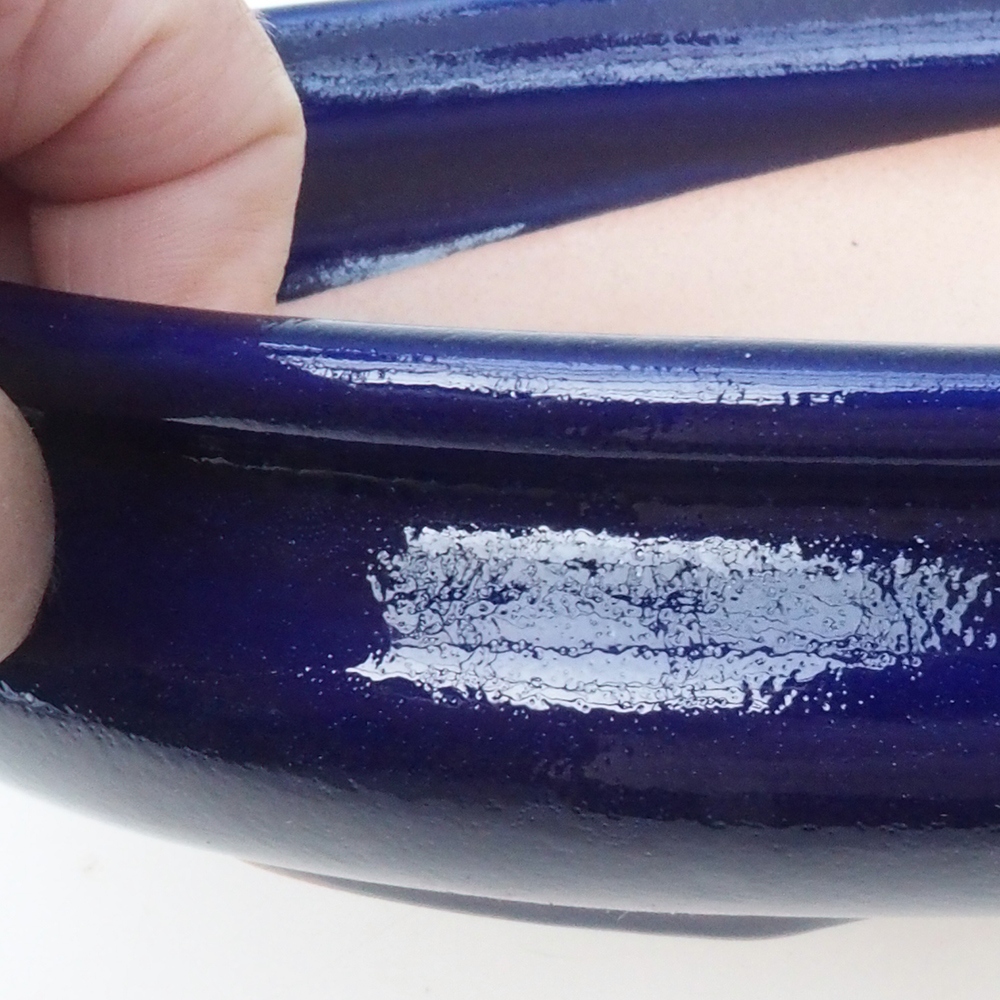 Bonsaischaal H15 - 25,5 x 17,5 x 6 cm - blauw