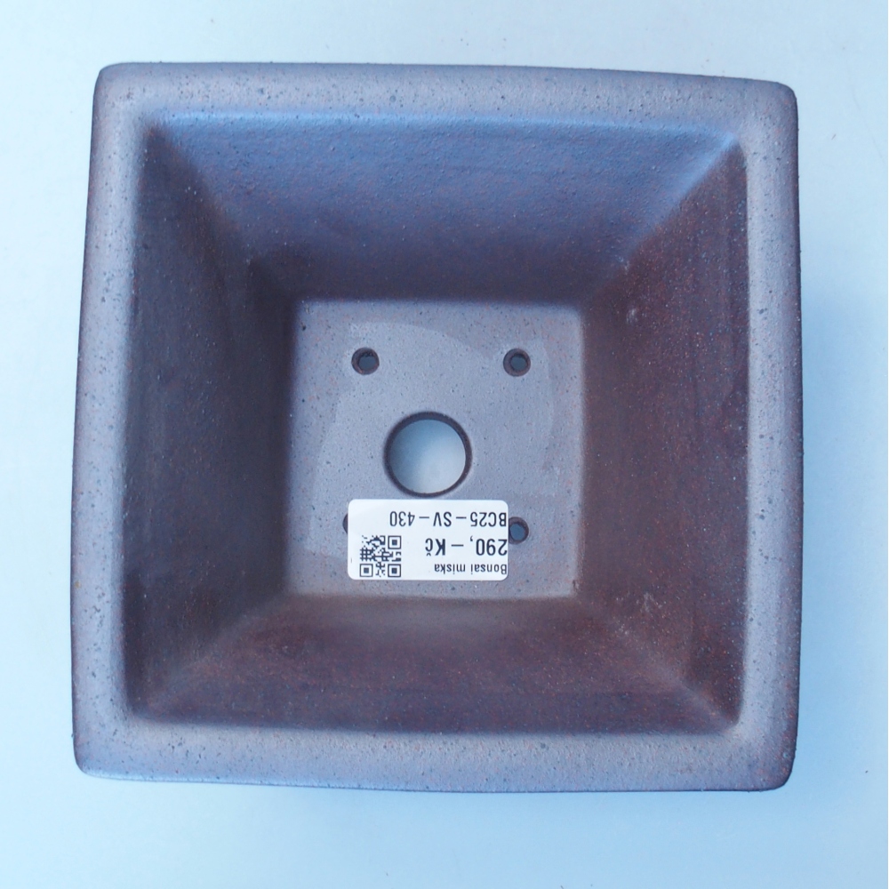 Kom 15 x 15 x 9,5 cm bruin