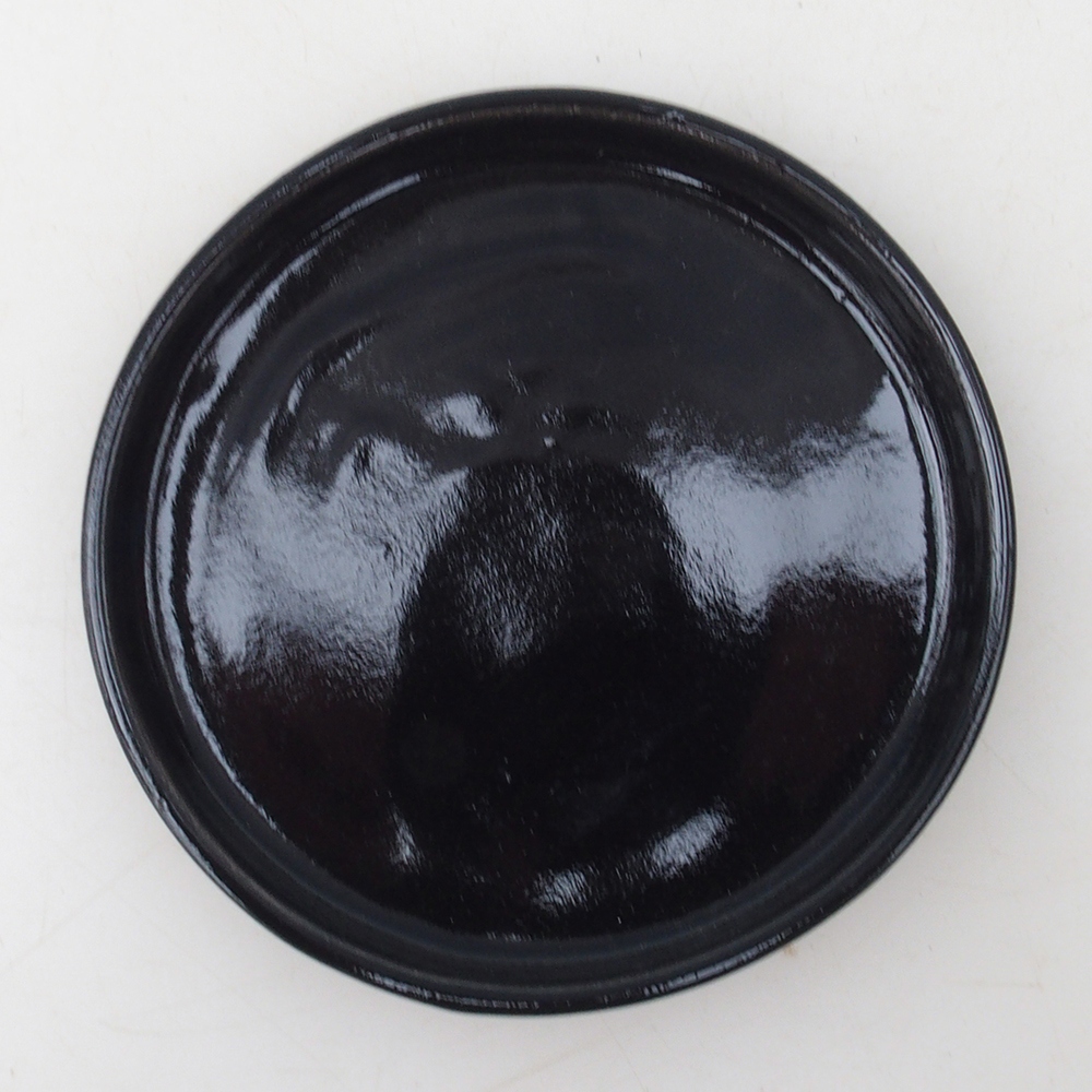 Ronde Bonsai Console D6-S - 10 x 10 x 1 cm - zwart