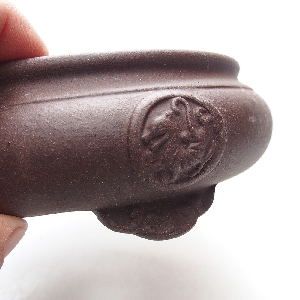 Kom 16 x 16 x 6,5 cm bruin