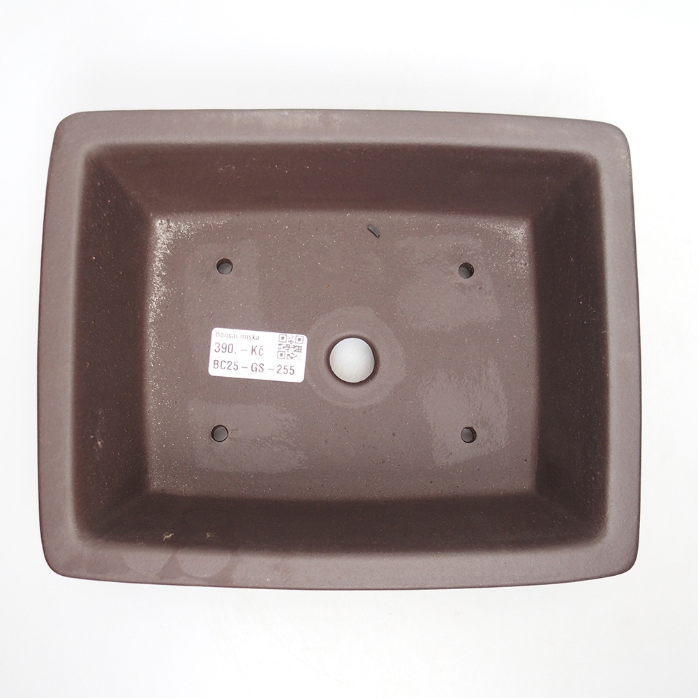 Kom 22 x 18 x 7 cm bruin