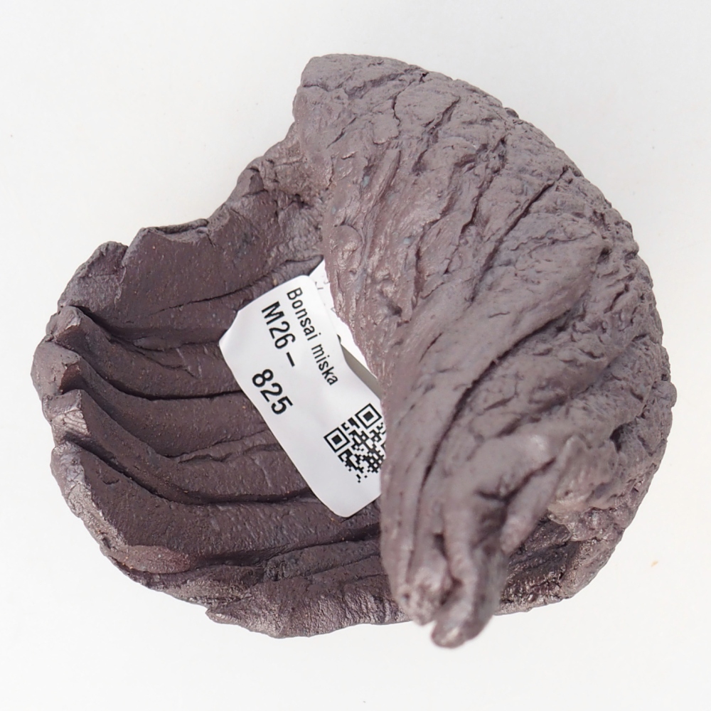 Keramische schaal 9 x 8,5 x 13,5 cm , metaalkleur