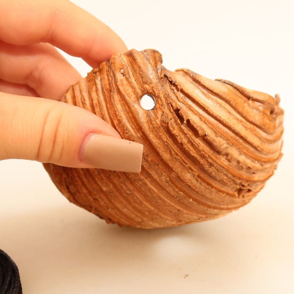 Keramische schaal voor Kokedama, 10 x 9,5 x 6 cm, kleur: roze