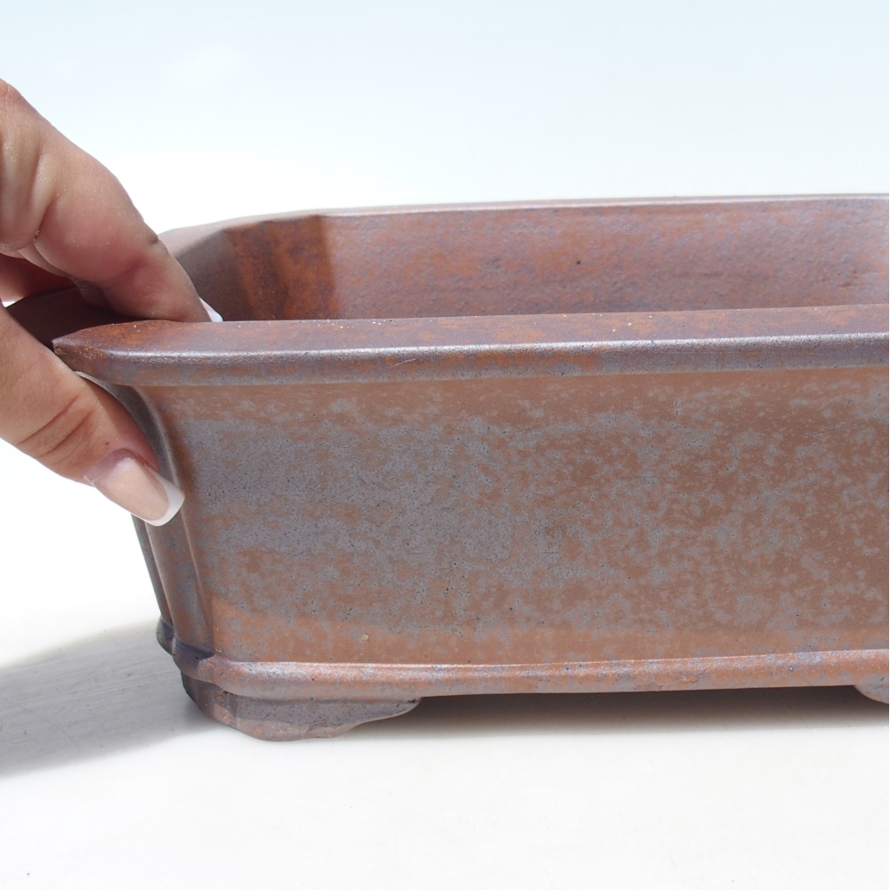Kom 27,5 x 21 x 10 cm bruin