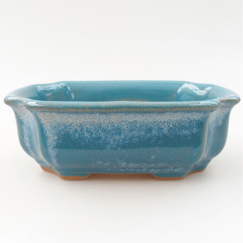 Bonsaischaal van keramiek 22 x 17 x 5 cm, groen