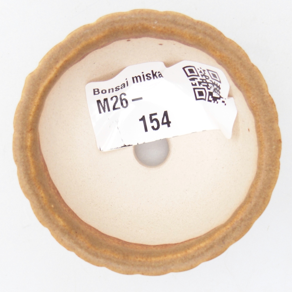 Mini bonsaischaal 5,5 x 5,5 x 3 cm, bruin