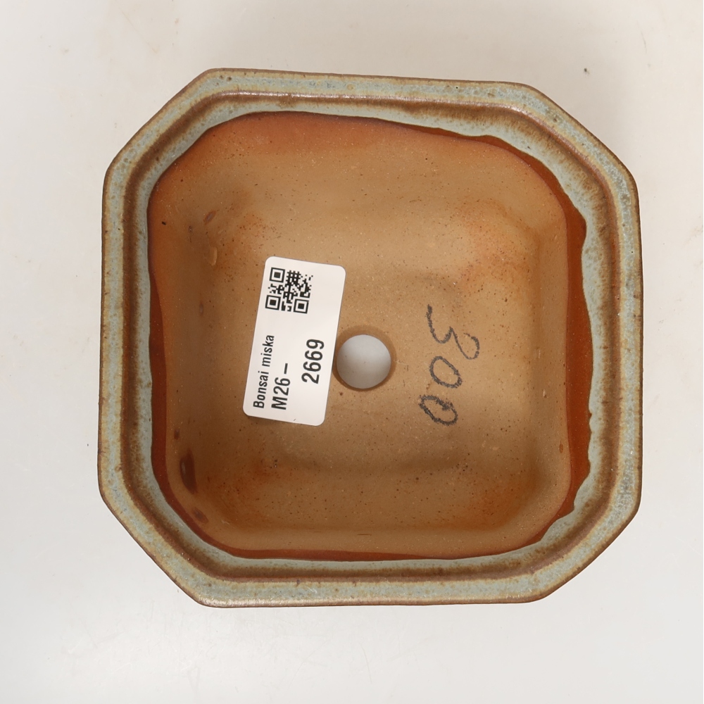 Keramische schaal  11 x 11 x 6,5 cm, kleur: beige