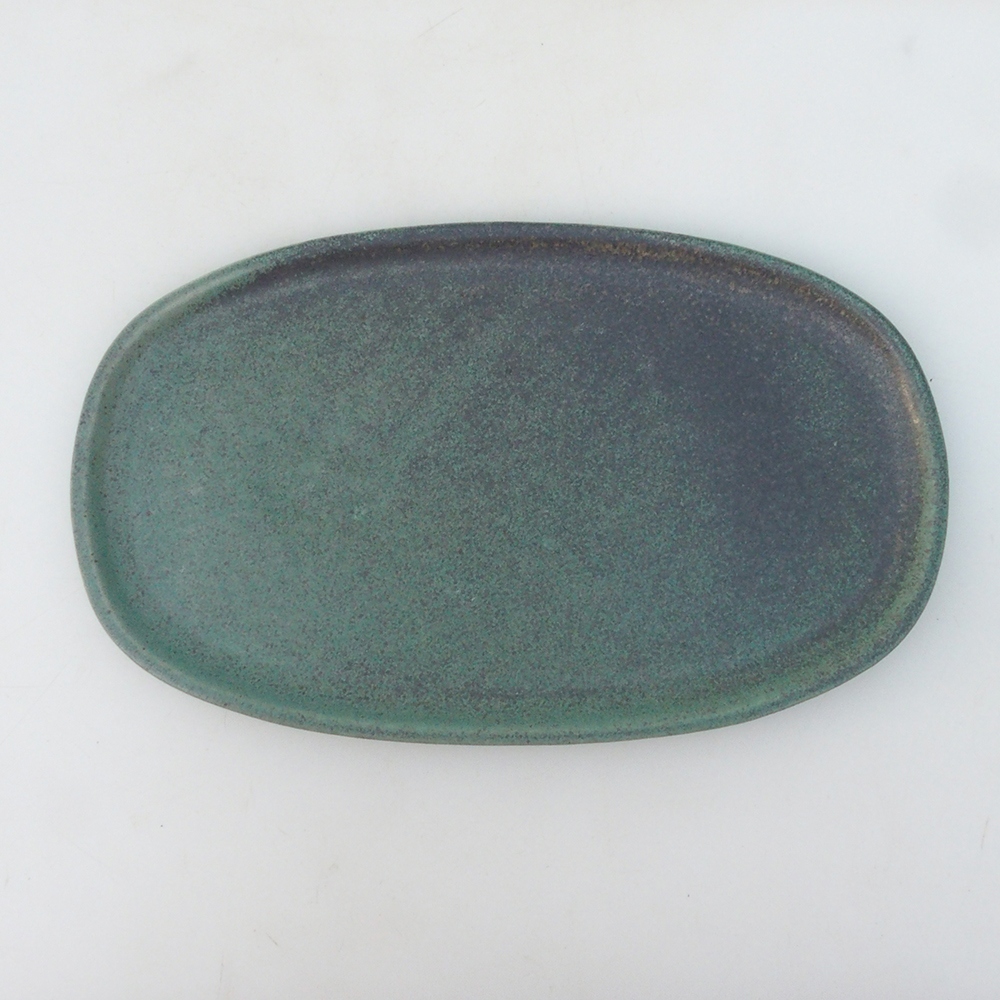 Bonsaischaal + schotel H15 - 25,5x17,5x6 cm - groen