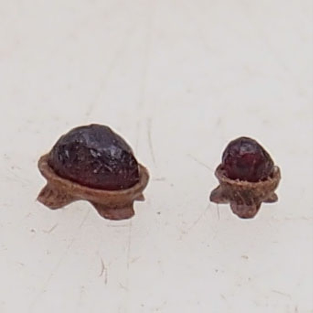 Suiseki - Steen met DAI (houten basis)