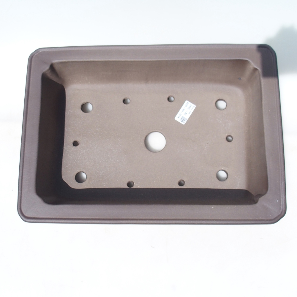 Schaal 41 x 29 x 10,5 cm bruin - UITSLUITEND PERSOONLIJK AFHALEN OF PALLETVERVOER
