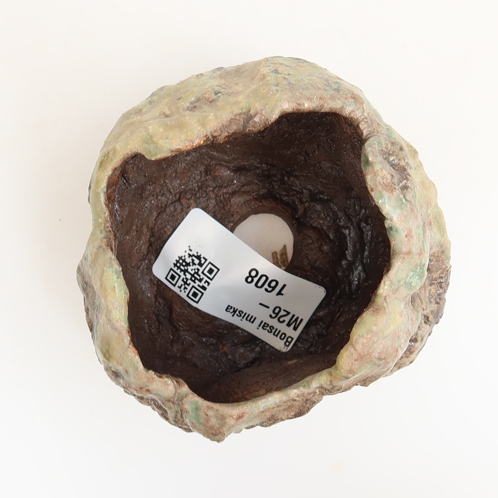 Keramische schaal  6 x 5 x 6 cm, kleur groen