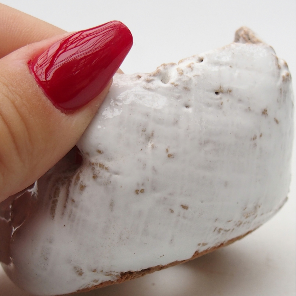 Keramische schaal 7 x 6,5 x 5 cm , kleur wit