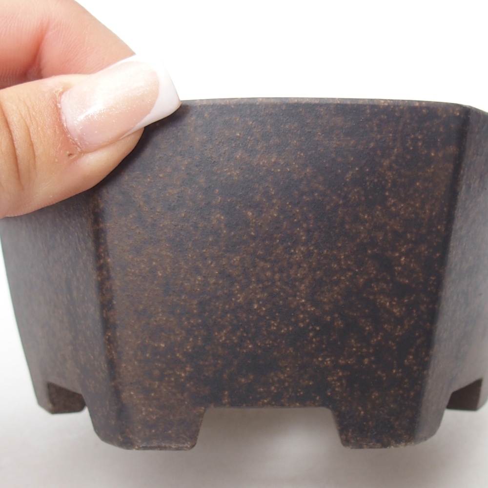 Schaal 13 x 11,5 x 6 cm bruin oker