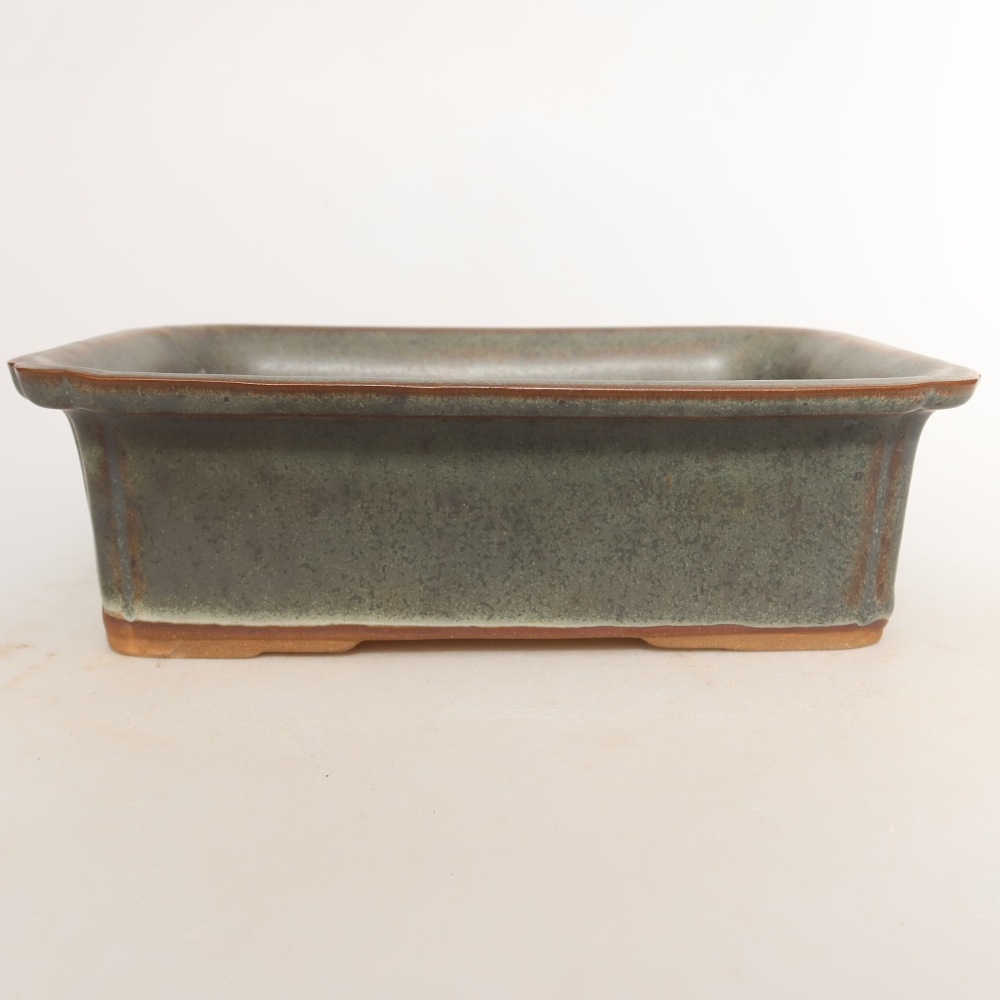 Keramische schaal  20 x 15,5 x 5,5 cm, kleur bruin