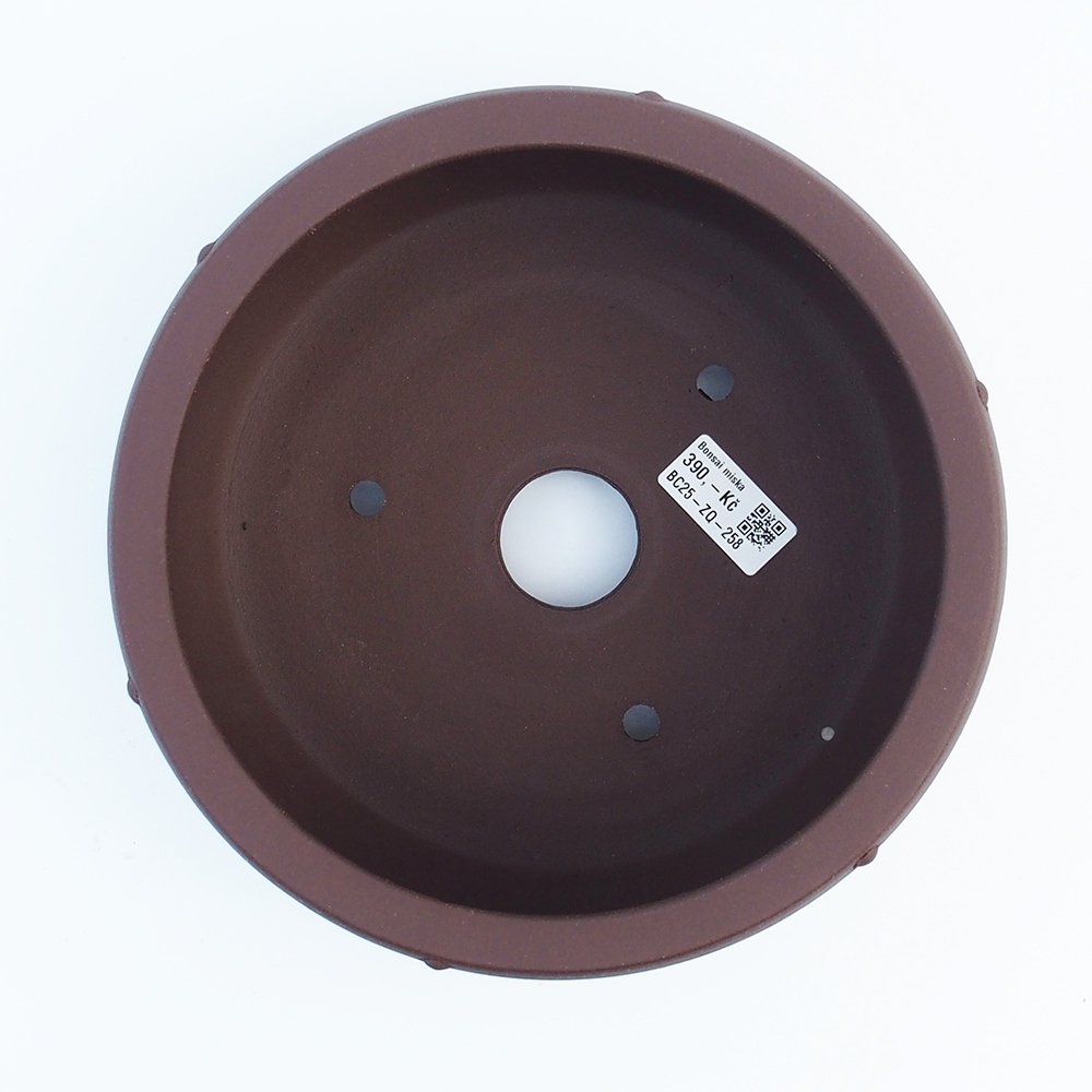 Kom 24 x 24 x 10,5 cm bruin