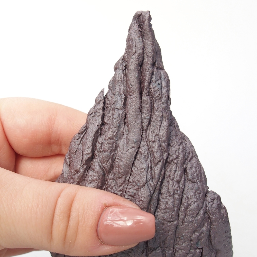 Keramische schaal 9,5 x 8 x 11,5 cm , metaalkleur