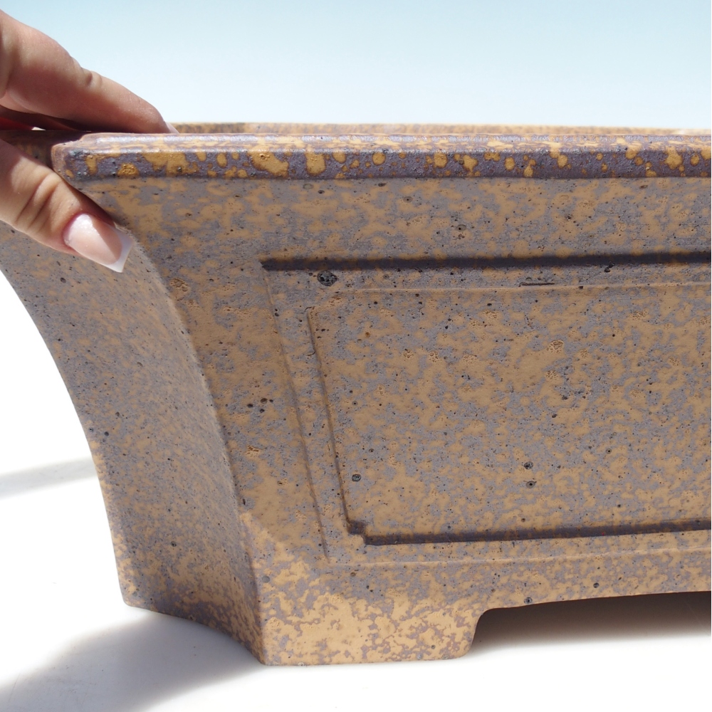 Schaal 52 x 52 x 18 cm bruin - UITSLUITEND PERSOONLIJK AFHALEN OF PALLETVERVOER