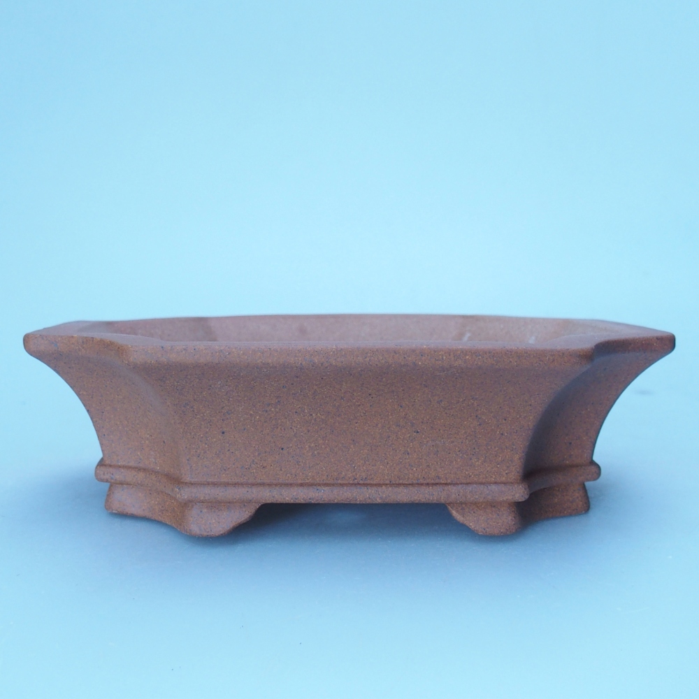 Kom 15 x 12 x 4 cm bruin