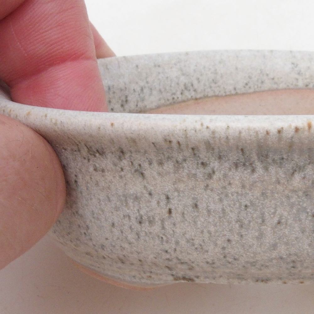 Bonsaischaal H04 - 10,5 x 7,5 x 3 cm - beige