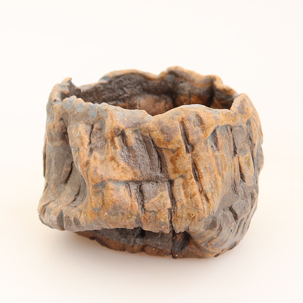 Keramische schaal  6 x 5,5 x 5 cm , kleur blauw