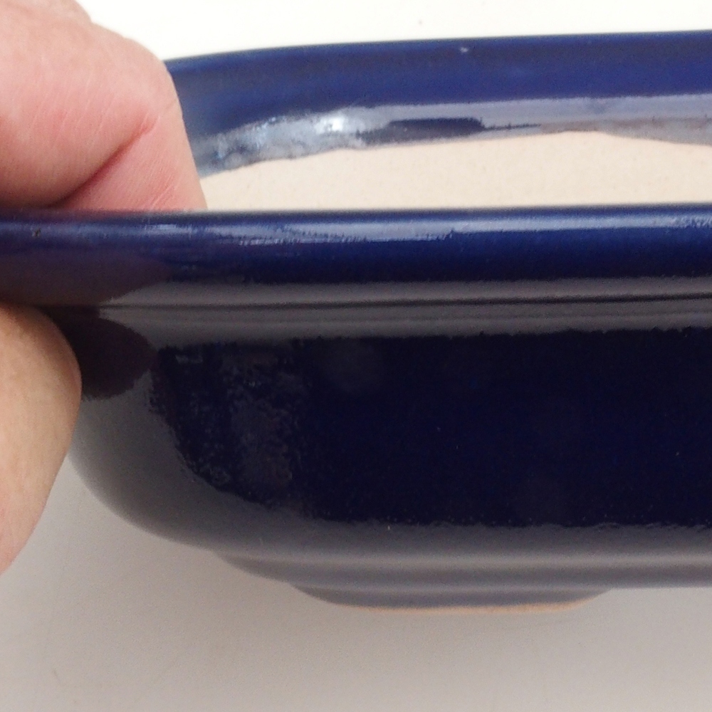 Bonsai kom H25 - 23 x 17 x 5,5 cm - blauw
