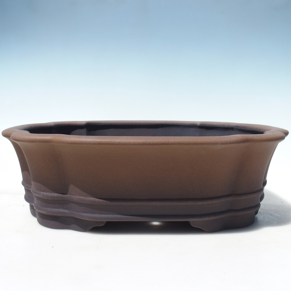Schaal 40 x 34 x 12 cm bruin - UITSLUITEND PERSOONLIJK AFHALEN OF PALLETVERVOER