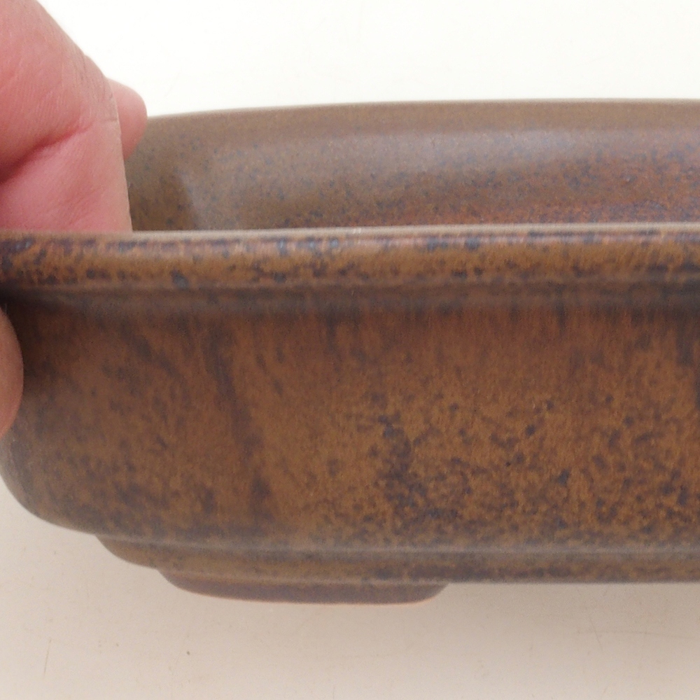 Bonsaischaal H02 - 19 x 13 x 5 cm - bruin