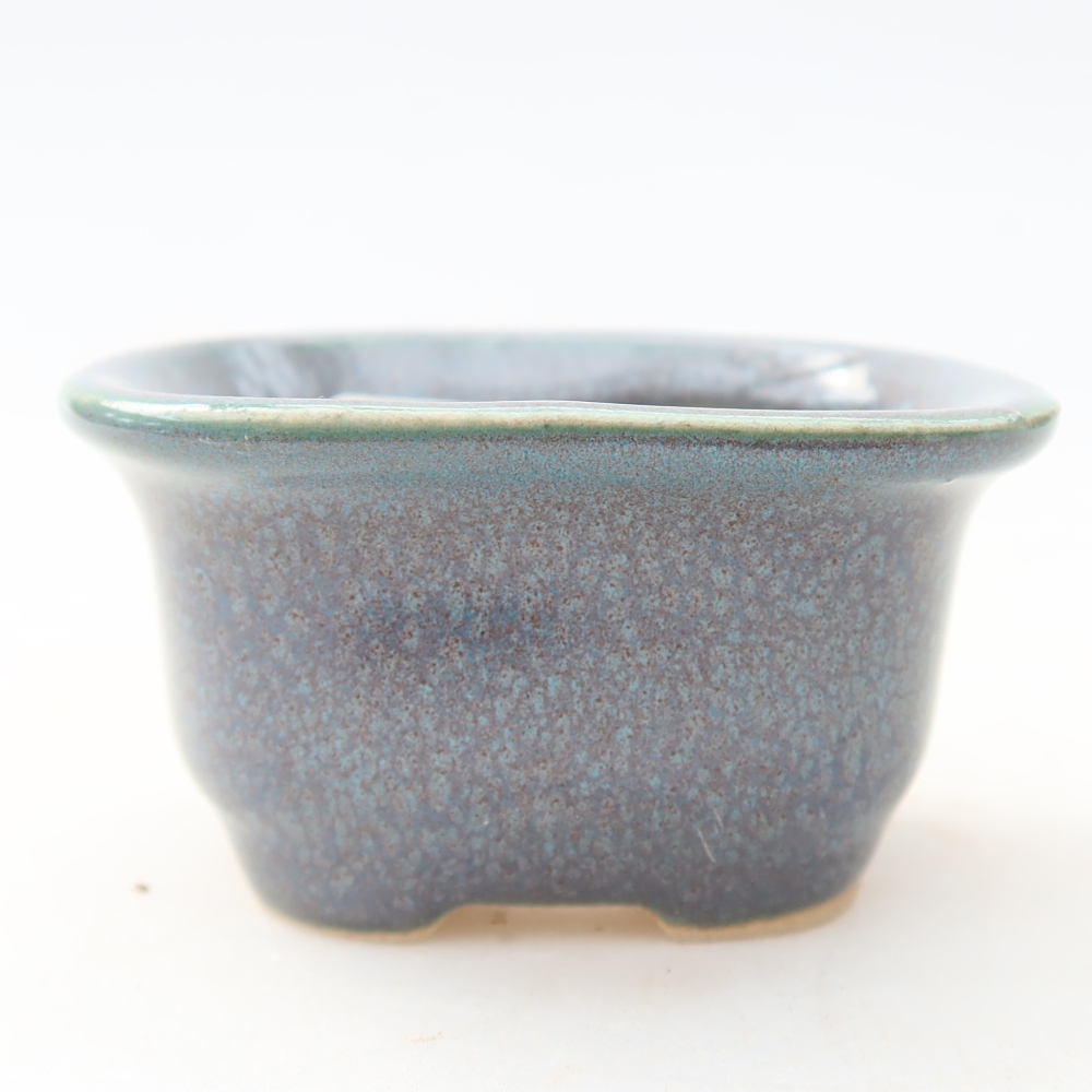 Keramische bonsaipot 6 x 5 x 3 cm, kleur grijs