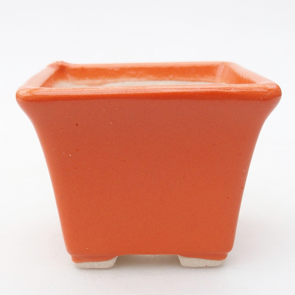 Mini bonsaischaal 6 x 6 x 5 cm, oranje