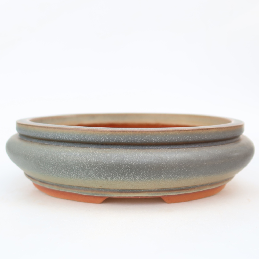 Keramische schaal  23 x 23 x 7 cm, kleur bruin