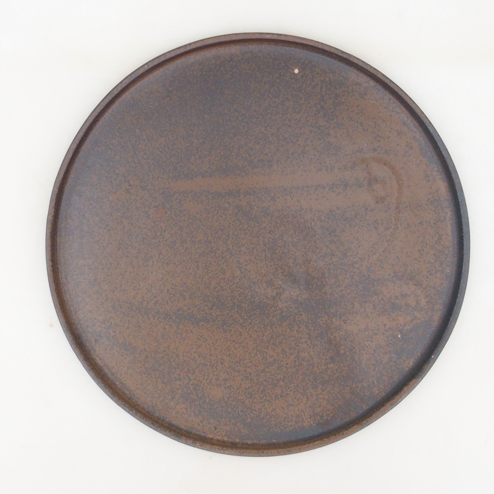 Ronde Bonsai Console D7-M - 24,5 x 24,5 x 1 cm - bruin