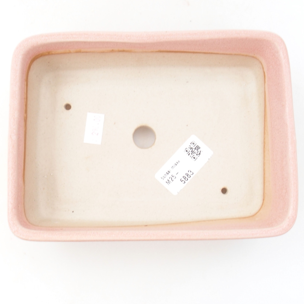 Bonsaischaal van keramiek 22 x 17 x 5 cm, groen