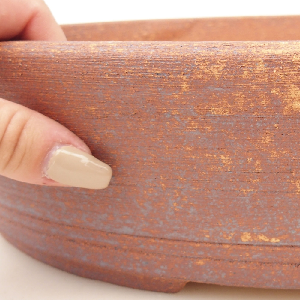 Bonsaischaal 32,5 x 25 x 8,5 cm , metaalkleur