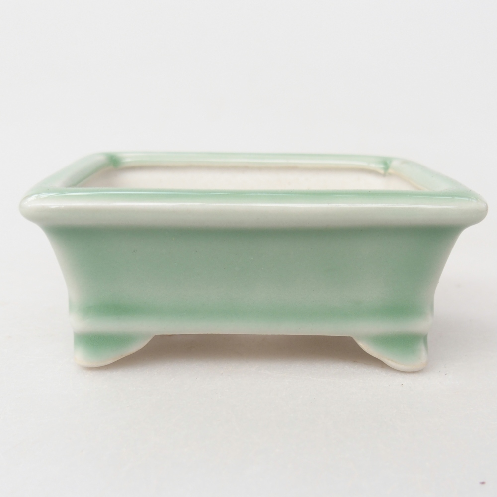 Mini bonsaischaal 8 x 6,5 x 3 cm, groen