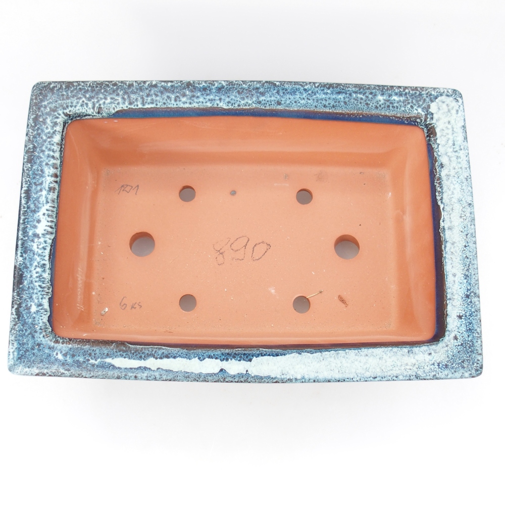 Kom 31,5 x 21,5 x 10,5 cm kleur blauw