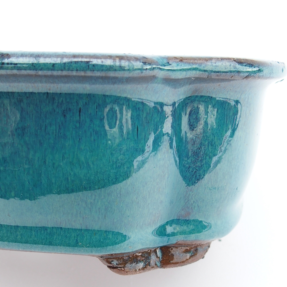 Kom 20 x 16 x 6,5 cm blauwgroen