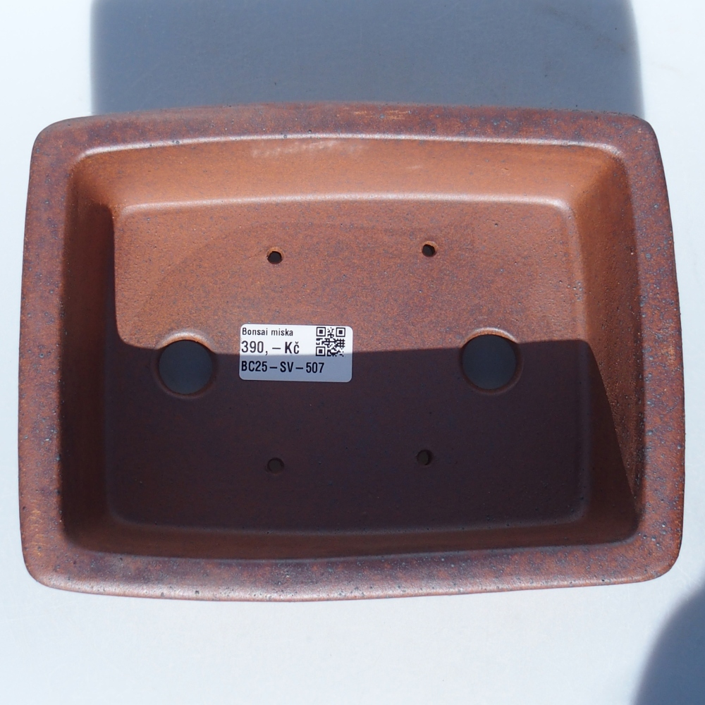 Kom 21 x 16 x 7 cm bruin