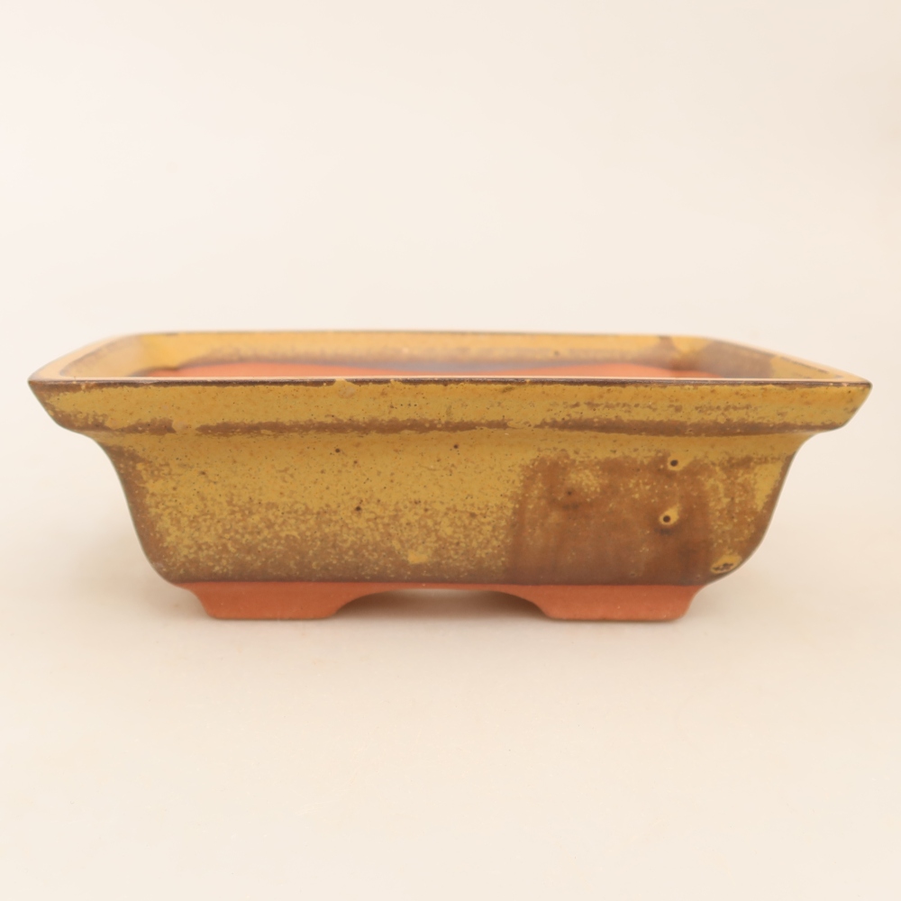 Keramische schaal  14,5 x 10 x 5 cm, kleur: geel