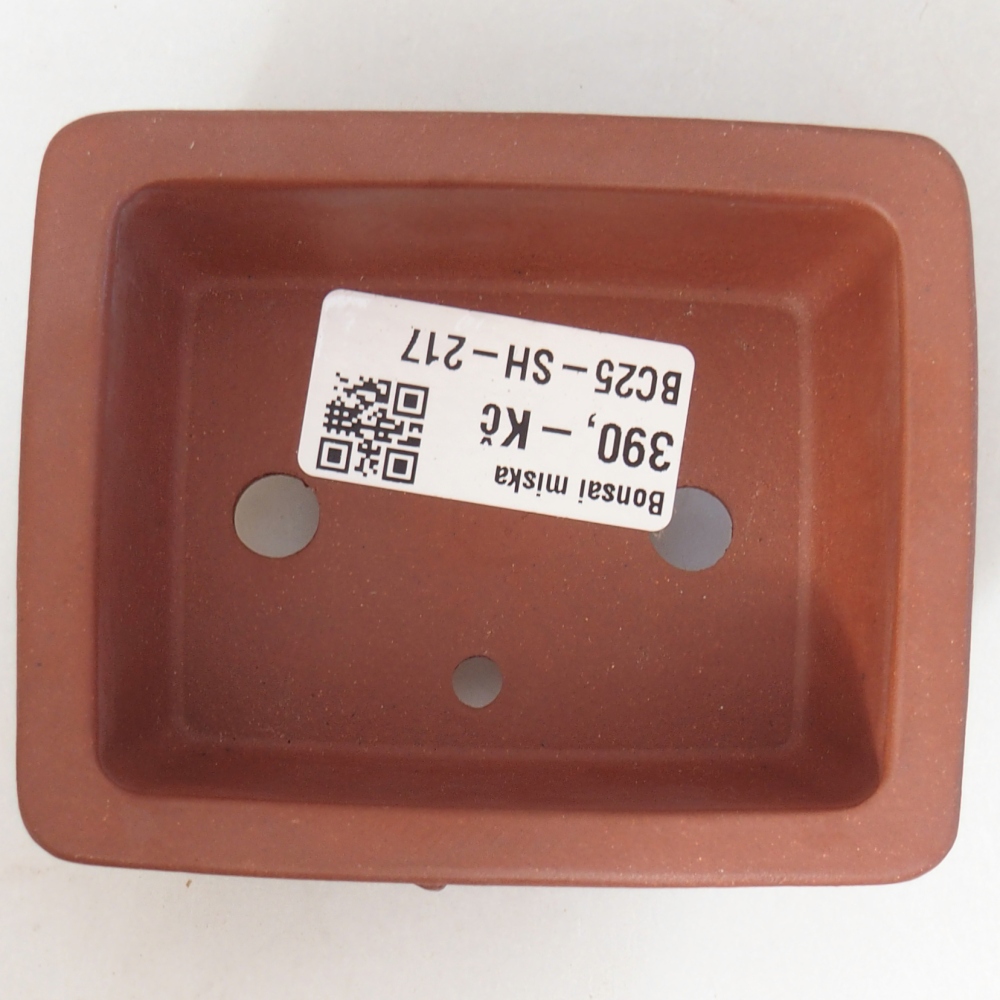 Schaal 9 x 7 x 3,5 cm baksteenkleur