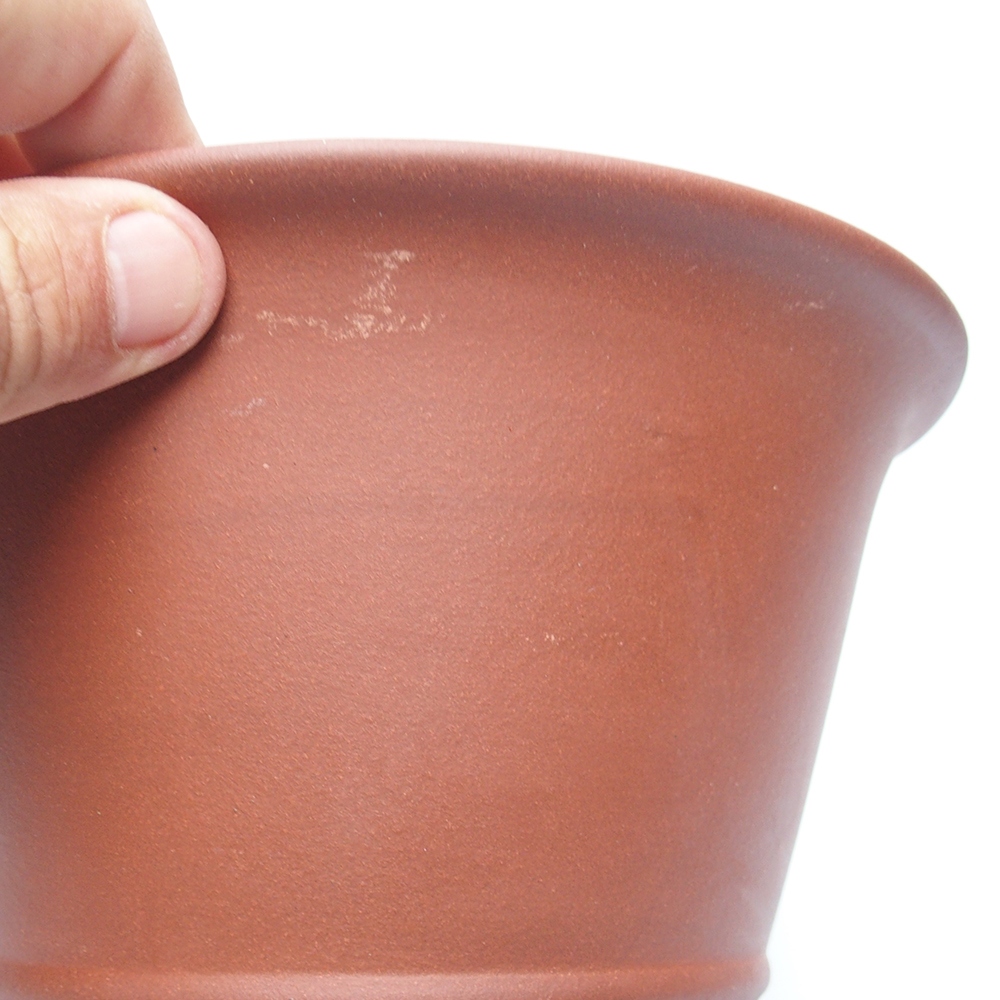 Schaal 19,5 x 19,5 x 11 cm baksteenkleur