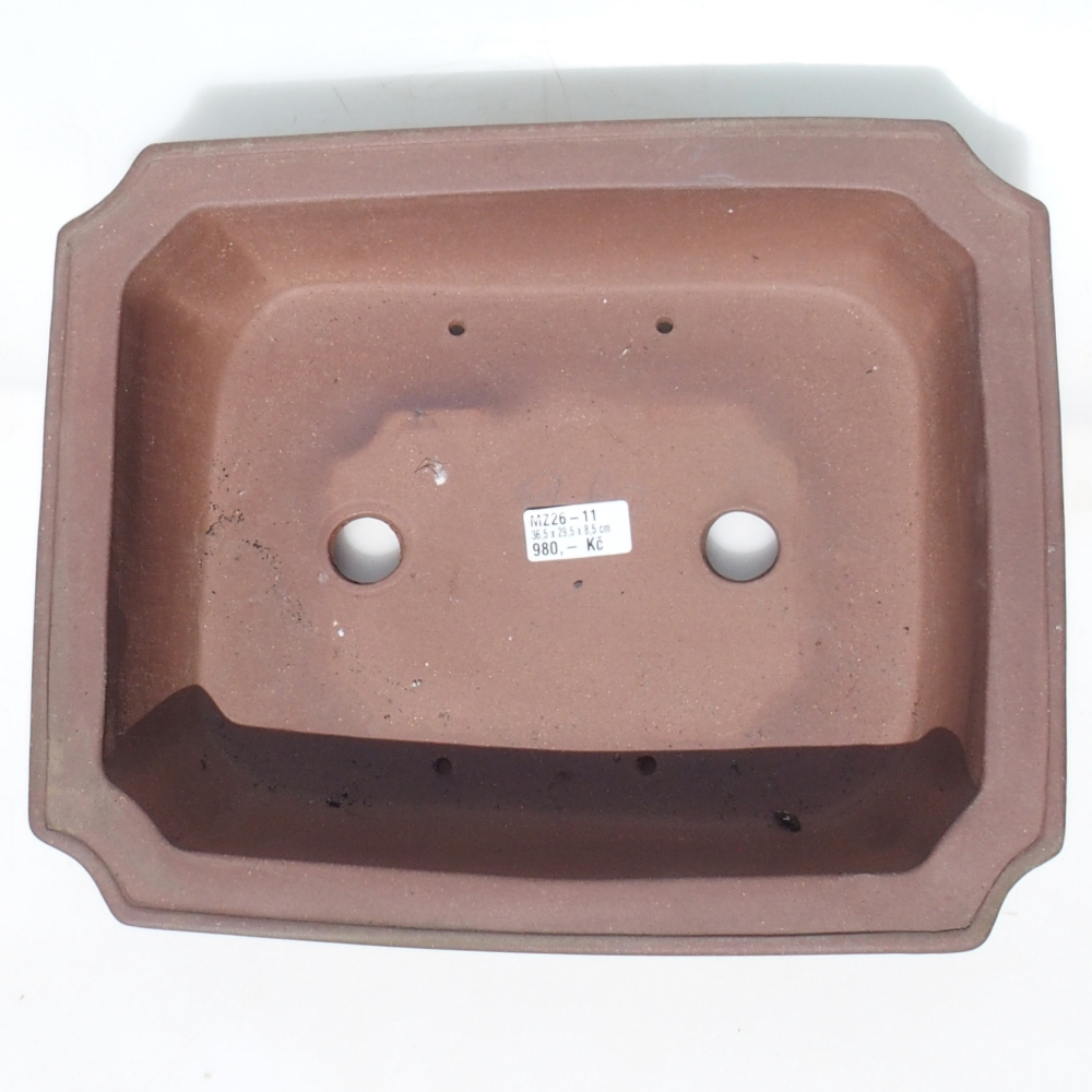 Bonsaischaal 35,5 x 29,5 x 8,5 cm - bruin