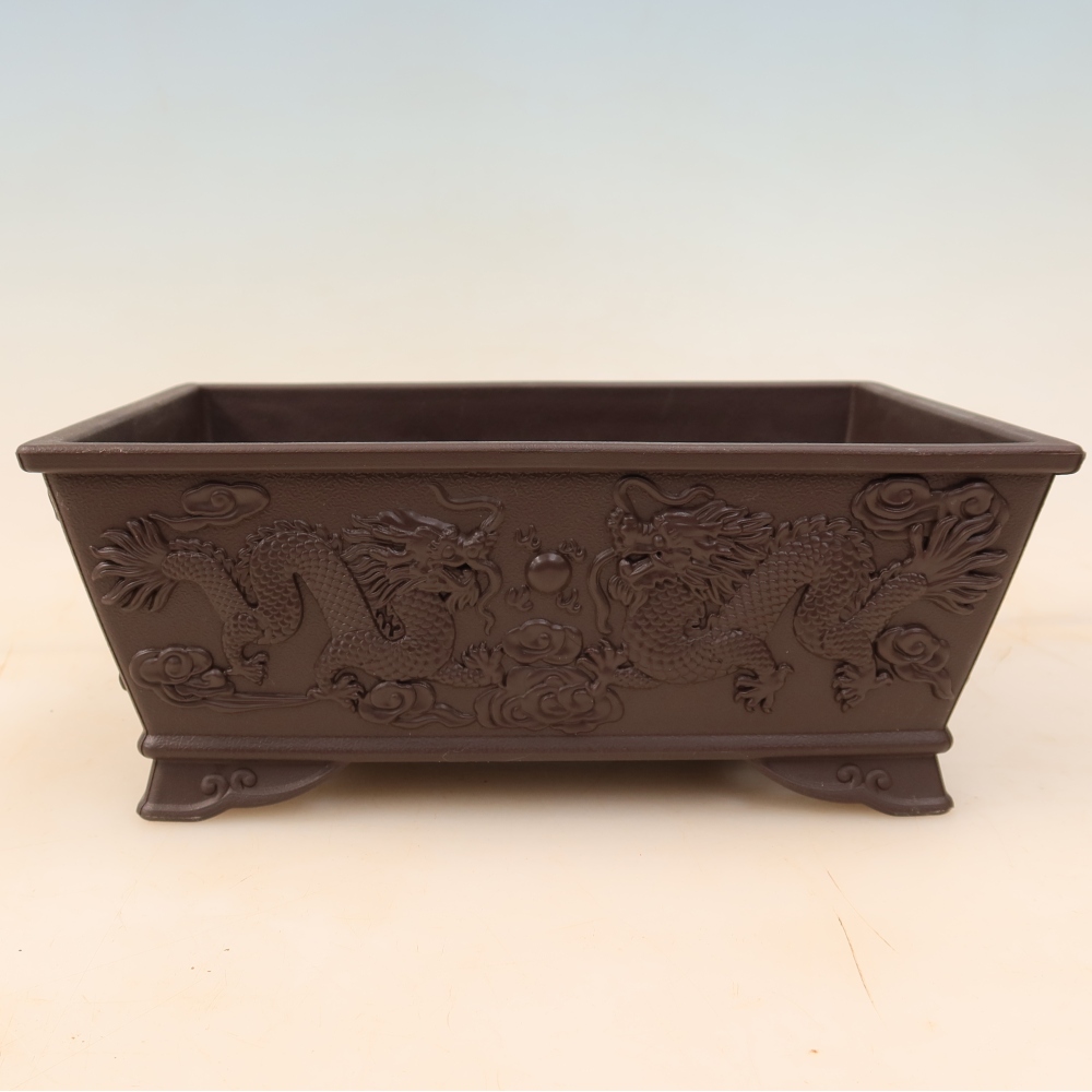 Bonsai-pot + schotel, kunststof MP-36 - 22,5 x 16 x 9 cm