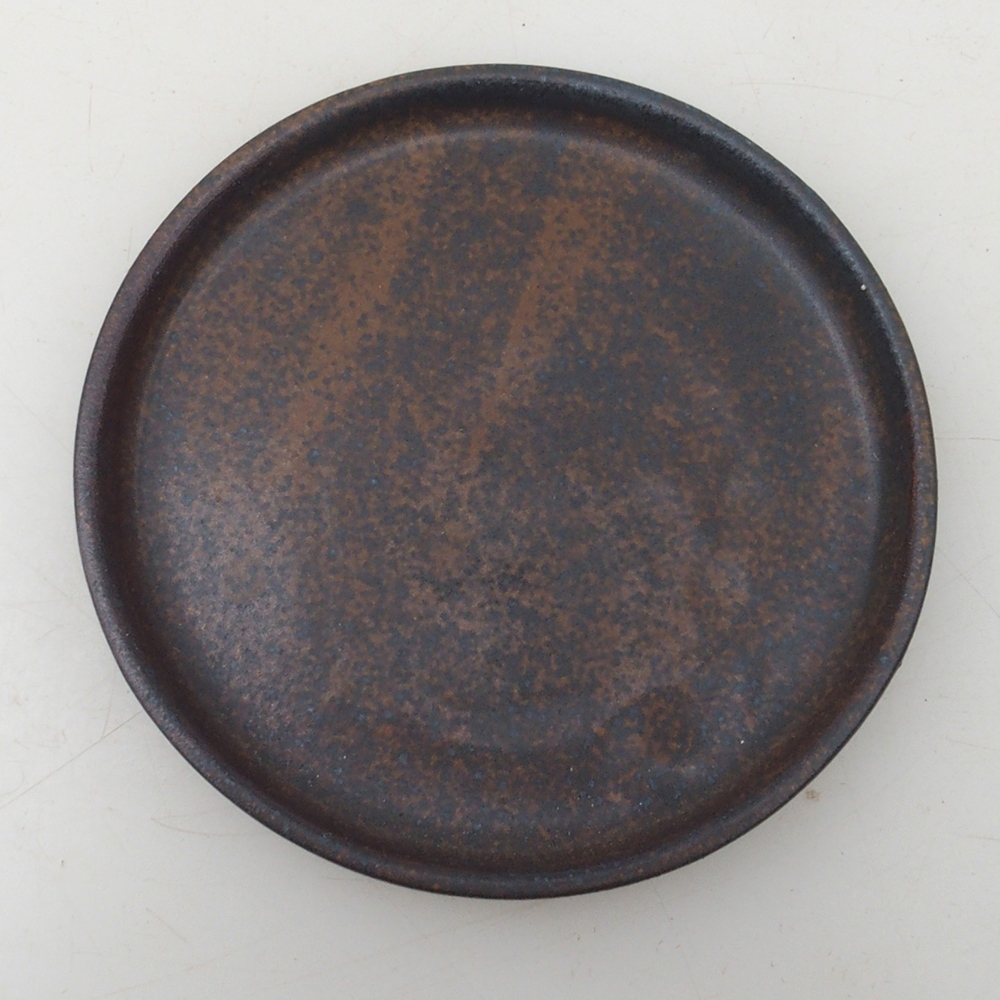 Ronde Bonsai Console D6-S - 10 x 10 x 1 cm - bruin