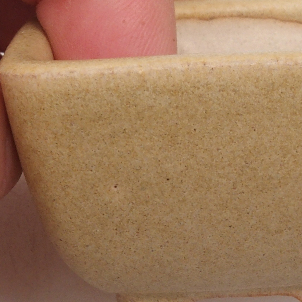 Mini bonsaischaal 4,5 x 4,5 x 3 cm, bruin