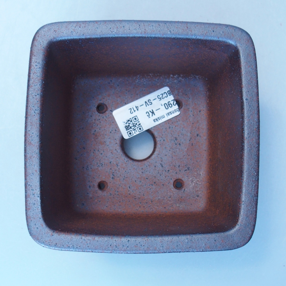 Kom 12 x 12 x 8,5 cm bruin