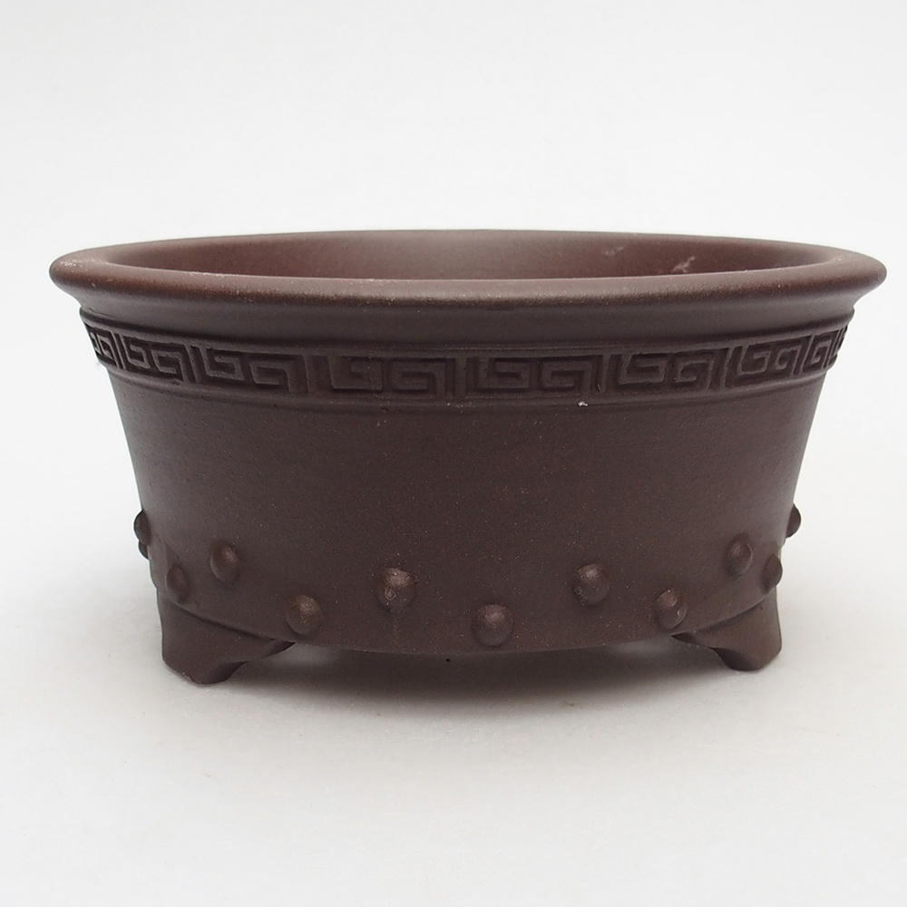 Kom 15 x 15 x 7 cm bruin