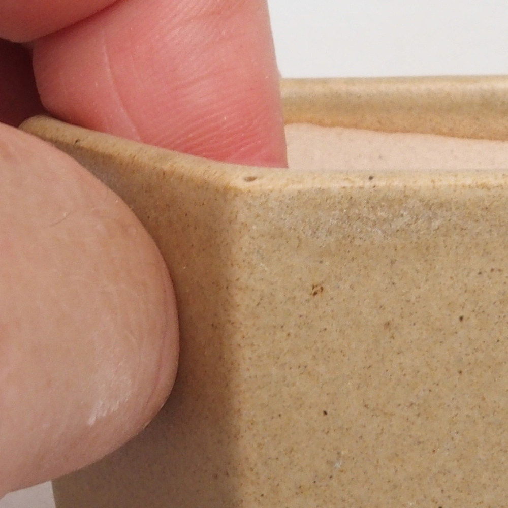 Mini bonsaischaal 7 x 5,5 x 4,5 cm, bruin